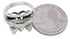 Multicolor Southwestern Silver Butterfly Ring Size 6 EX61246