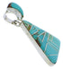 Silver Turquoise Pendant Jewelry PX23817