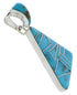 Turquoise Sterling Silver Pendant Jewelry PX23820