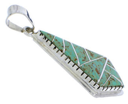 Turquoise and Sterling Silver Slide Pendant PX23910