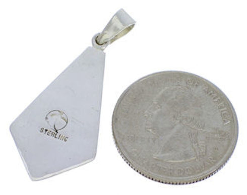 Multicolor Sterling Silver Jewelry Slide Pendant PX23923