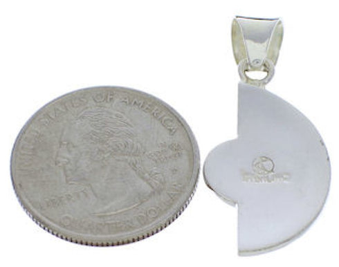 Turquoise Sterling Silver Slide Jewelry Pendant PX23927