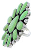 Sterling Silver Turquoise Large Statement Ring Size 6-3/4 YX35510