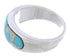 Southwest Sterling Silver Opal And Turquoise Ring Size 5-3/4 CX50059