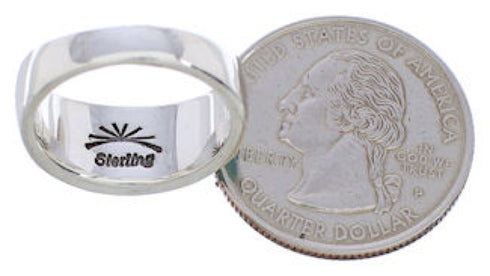 Sterling Silver Opal And Turquoise Southwest Ring Size 6-1/2 CX50061