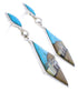 Multicolor Inlay Native American Village Design Earrings FX31336