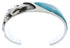 Southwest Lizard Sterling Silver Turquoise Inlay Cuff Bracelet FX27535
