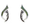 Southwest Sterling Silver And Turquoise Inlay Post Earrings JX23847