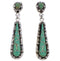 Southwestern Jewelry Turquoise Inlay Post Dangle Earrings JX24161