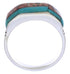 Native American Village Design Multicolor Ring Size 11-3/4 PX42239