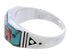 Silver Native American Design Multicolor Ring Size 12-3/4 PX42249