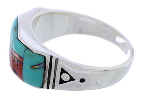 Multicolor Native American Village Design Ring Size 12-1/2 PX42250