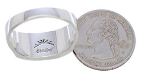 Silver Native American Design Multicolor Ring Size 11-3/4 PX42274