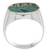 Silver Multicolor Pueblo Design Ring Size 10-3/4 PX42281