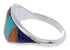 Multicolor Southwest Sterling Silver Ring Size 6 EX50457