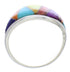 Multicolor And Genuine Sterling Silver Ring Size 8 EX50463