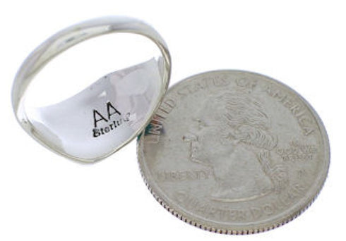 Sterling Silver Multicolor Southwest Ring Size 7-3/4 EX50455