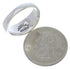Genuine Sterling Silver Multicolor Inlay Ring Size 8-1/4 EX50583