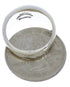 Genuine Sterling Silver And Multicolor Ring Size 6-3/4 EX50593