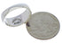 Genuine Sterling Silver And Multicolor Ring Size 6-1/2 EX50600