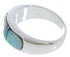 Opal Inlay Genuine Sterling Silver Ring Size 6-3/4 EX50605