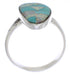 Authentic Sterling Silver Opal Turquoise Inlay Ring Size 8-3/4 WX41620