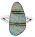 Sterling Silver Southwest Opal Ring Size 7-3/4 WX41642