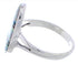 Southwest Opal Sterling Silver Ring Size 8-3/4 WX41640