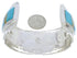 Southwest Jewelry Sterling Silver Multicolor Cuff Bracelet NX27293