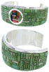 Southwest Silver Multicolor Reversible Cuff Bracelet Jewelry EX28447