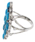 Authentic Sterling Silver Turquoise Ring Size 5-3/4 WX36723