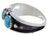 Turquoise Genuine Sterling Silver Ring Size 5-1/2 WX36794