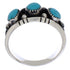 Turquoise Genuine Sterling Silver Ring Size 5-1/2 WX36794
