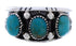Sterling Silver Southwest Turquoise Ring Size 8-3/4 WX36824