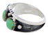 Southwest Silver Turquoise Jewelry Ring Size 7-3/4 WX37097