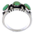 Southwest Silver Turquoise Jewelry Ring Size 7-3/4 WX37097
