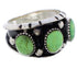 Southwestern Silver Jewelry Turquoise Ring Size 6-1/2 WX37106