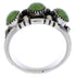 Authentic Silver Turquoise Southwestern Ring Size 6-1/2 WX37132