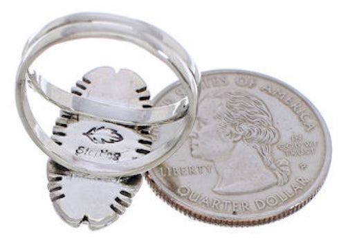 Sterling Silver Multicolor Southwest Jewelry Ring Size 8-1/2 EX21964