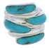 Turquoise Sterling Silver Ring Size 6-1/2 FX21944