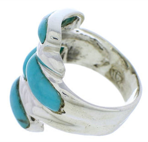 Turquoise Sterling Silver Ring Size 6-1/2 FX21944