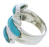 Turquoise Sterling Silver Ring Size 6-1/2 FX21944