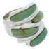 Turquoise Silver Jewelry Ring Size 6-1/4 FX21969