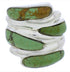 Turquoise Genuine Sterling Silver Southwest Ring Size 4-3/4 FX22013