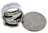 Sterling Silver Jet Ring Size 7-1/4 FX22065