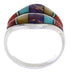 Sterling Silver Multicolor Southwest Jewelry Ring Size 6-3/4 MX23412
