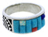 Southwest Multicolor Turquoise Jewelry Ring Size 6-3/4 Jewelry VX36248
