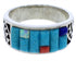 Southwest Multicolor Turquoise Jewelry Ring Size 6-3/4 Jewelry VX36248