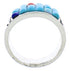 Southwest Multicolor Turquoise Jewelry Ring Size 6-3/4 Jewelry VX36248