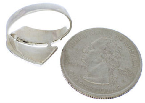 Multicolor Inlay Sterling Silver Ring Size 6-3/4 VX36353